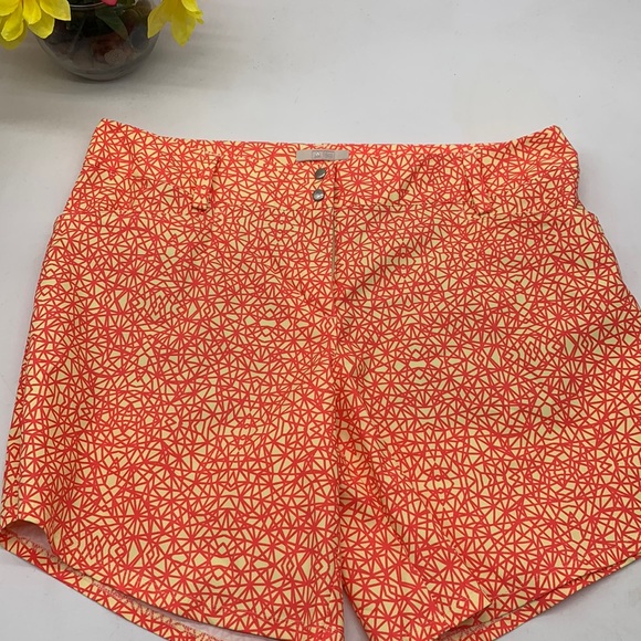 adidas Pants - Adidas Off White Hot Pink Golf Shorts